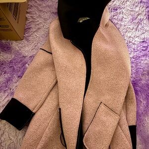 Point Zero Pink and Black Teddy Jacket